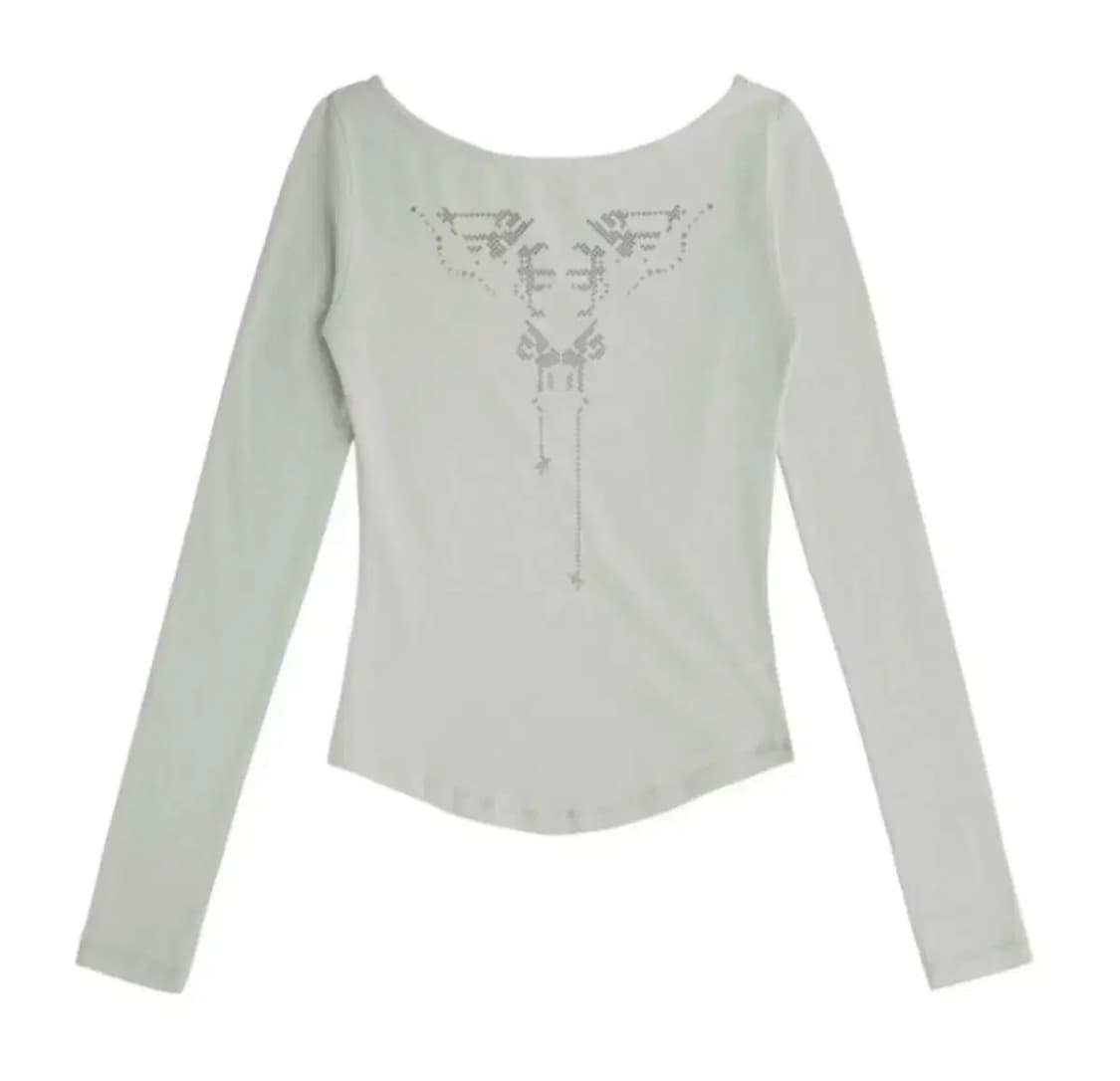 오호스 그래픽 컨투어 롱슬리브 상품이미지1