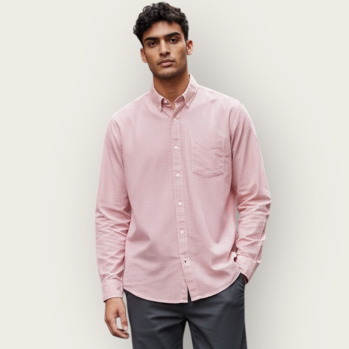 M/ 휴고보스 레드 프린팅 셔츠 상품이미지1