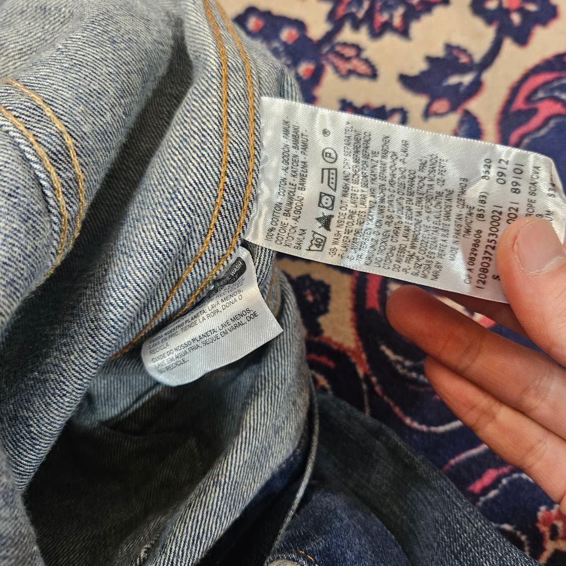 리바이스(Levis) 72530 빈티지 트러커 자켓 S size 상품이미지7