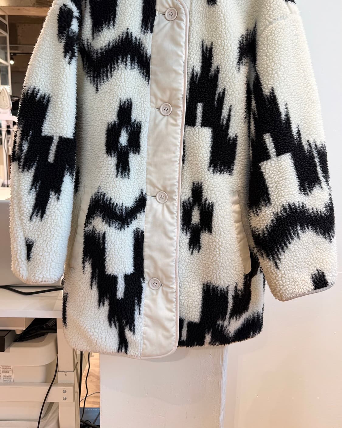 이자벨마랑 리버서블 하이메마 테디 플리스 자켓  상품이미지4