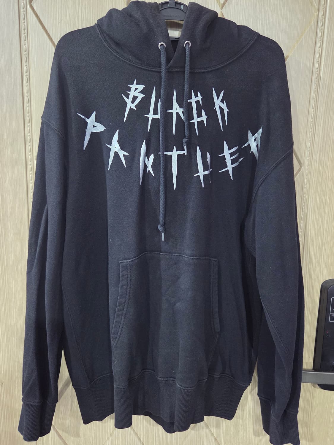 남성 블랙후드티 상품이미지1