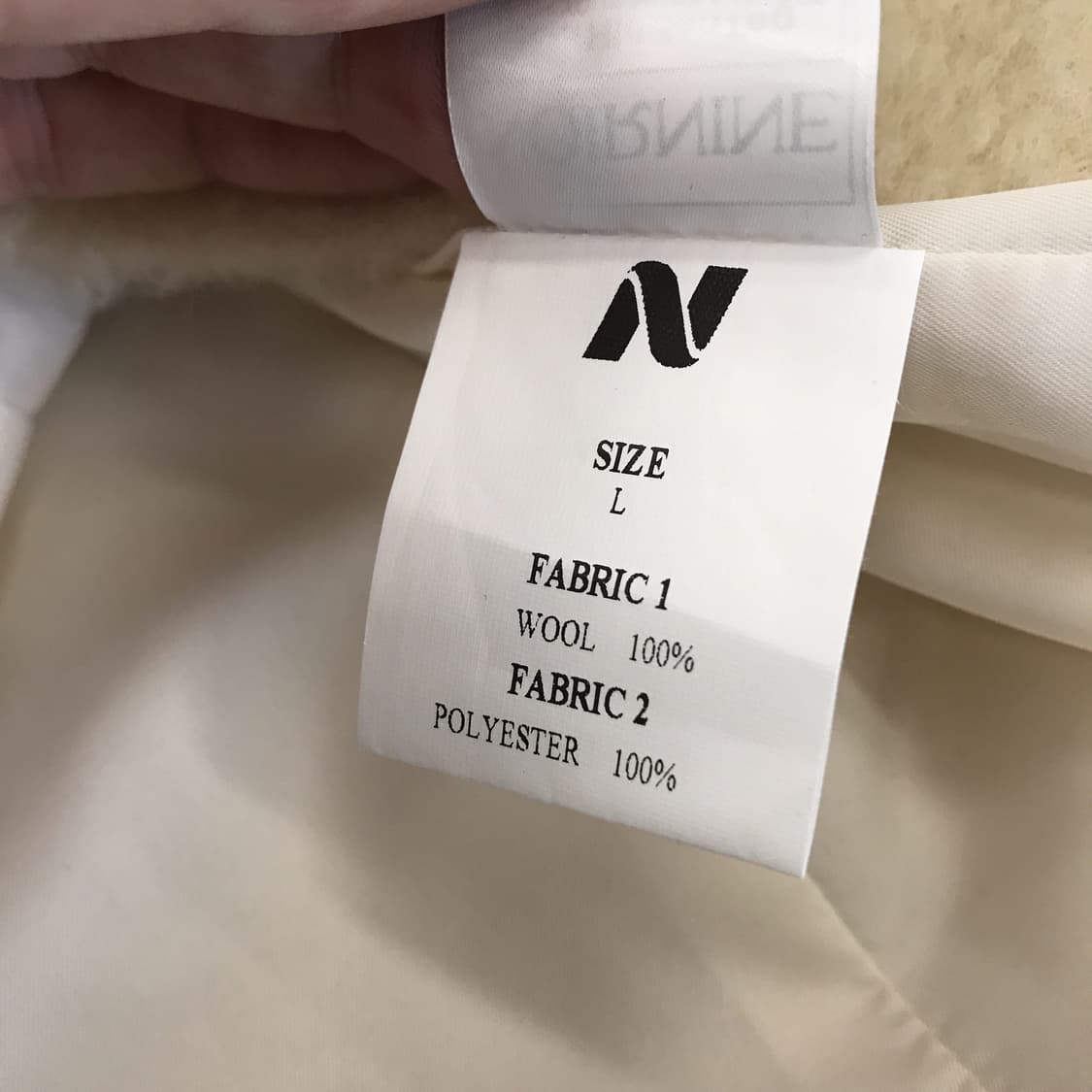 누아르나인 NOIRNINE 런던 울100프로 모직자켓 [여성L] 상품이미지6