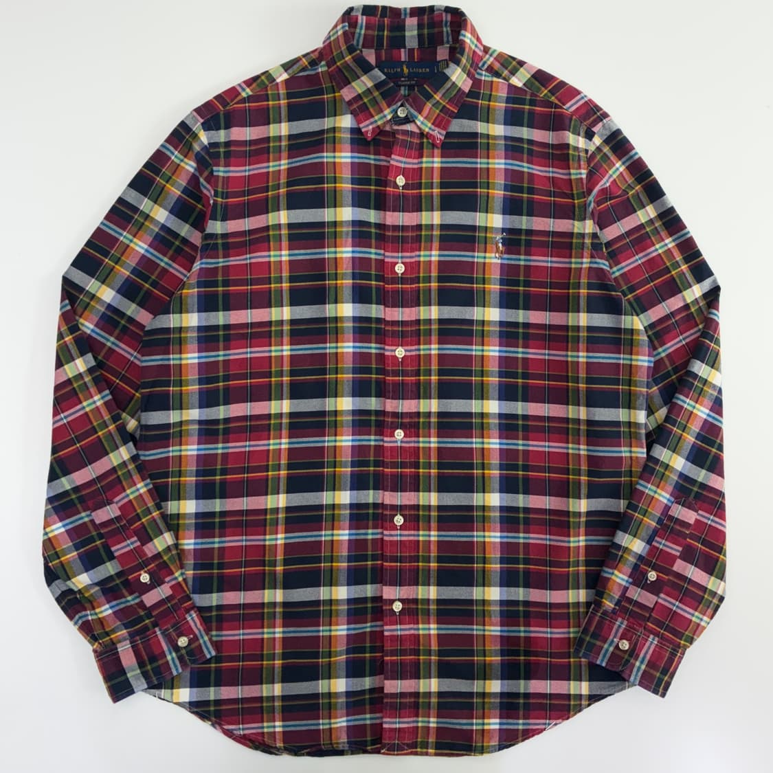 Polo  폴로 랄프로렌 Qr신형 자수 체크셔츠 상품이미지1