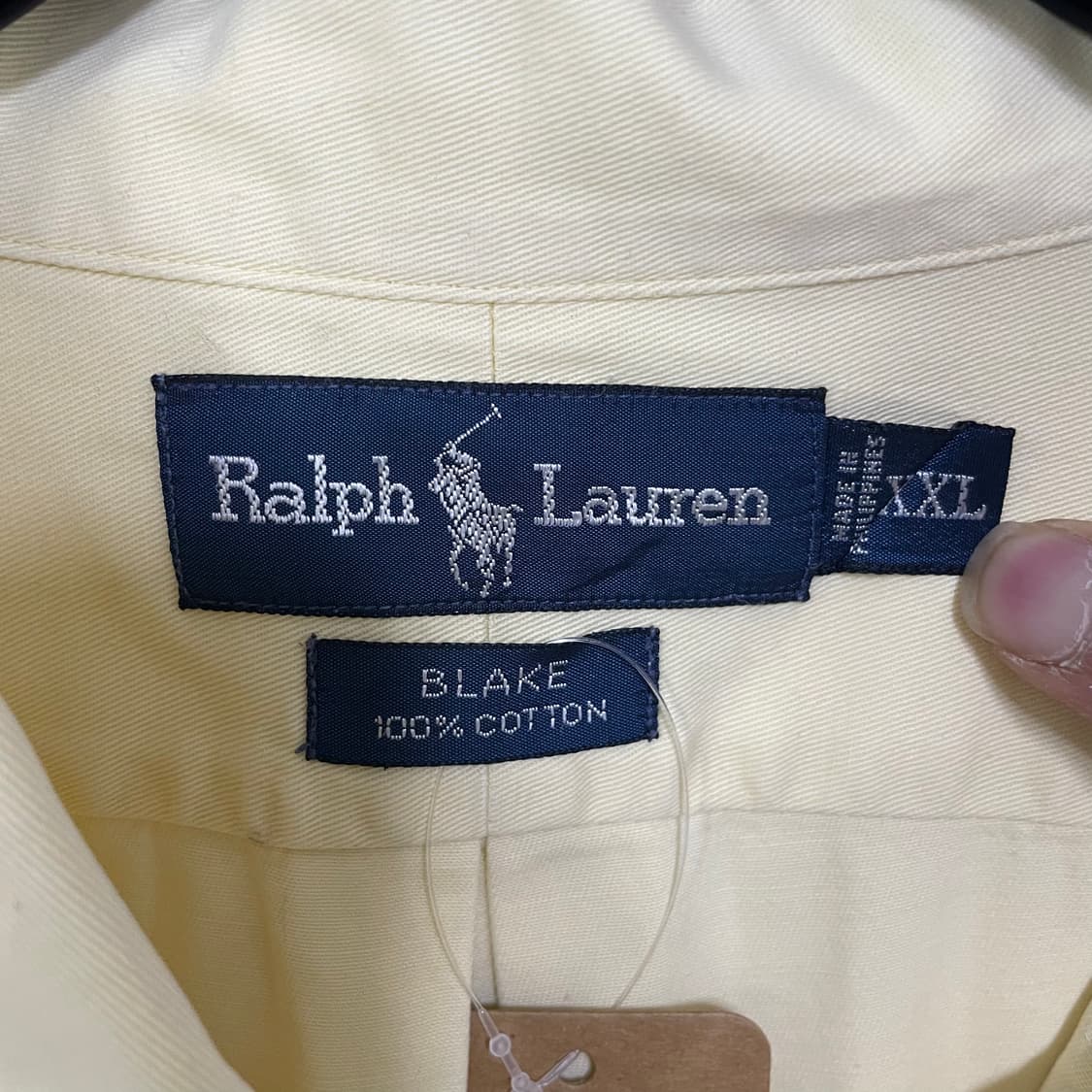 폴로랄프로렌 옐로우 셔츠 상품이미지3