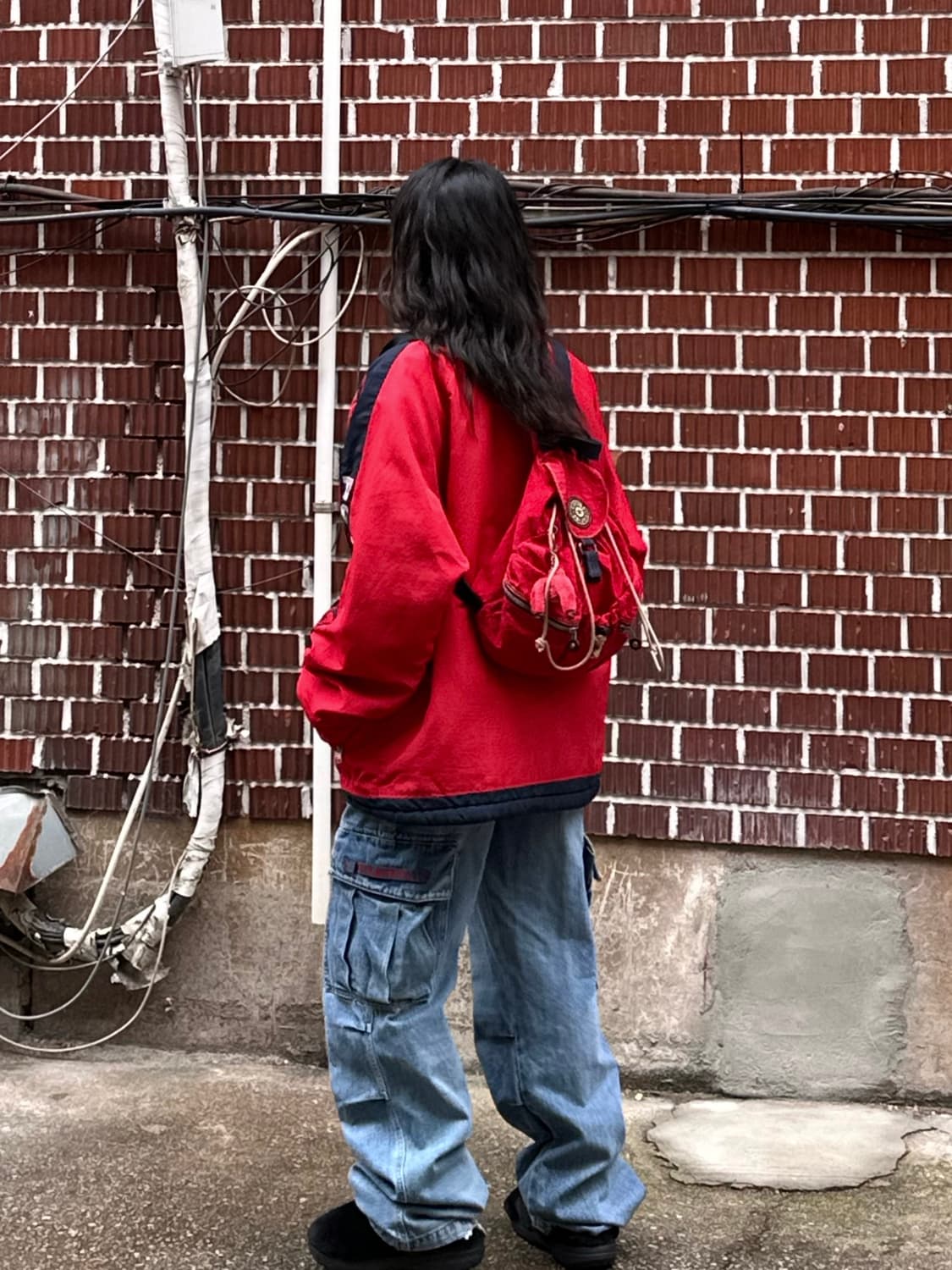 폴로 스포츠 바막 폴로 외플티 폴로 카고 데님팬츠 코디세트 상품이미지4