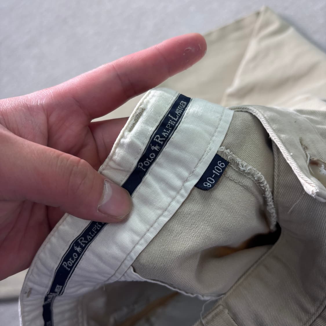 36 폴로랄프로렌 베이지 코튼 치노팬츠 상품이미지6