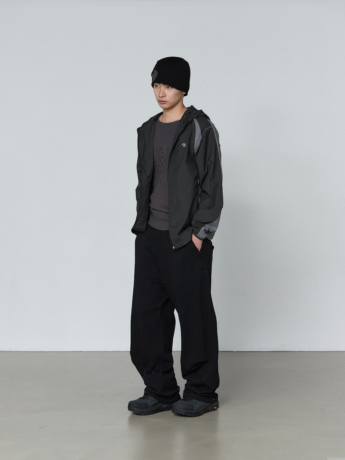 [산산기어] 패널드 자켓 블랙 - 26ss 상품이미지8