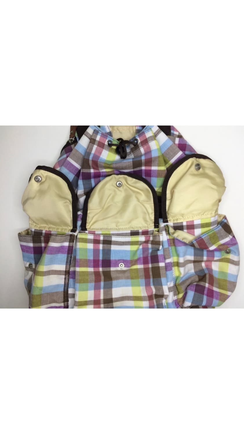 빈티지 모리걸 체크 백팩 상품이미지7