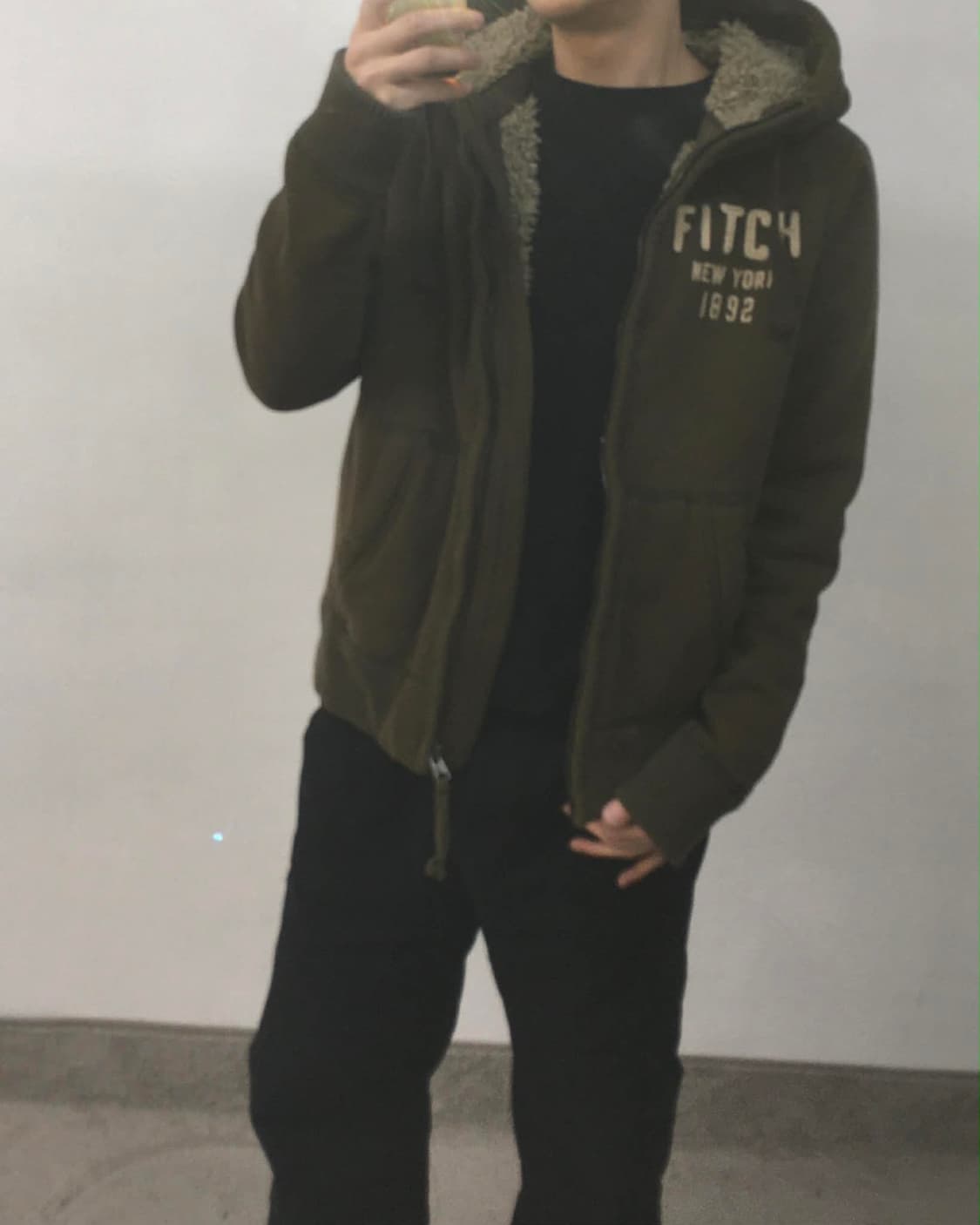 [S] 아베크롬비 y2k 올드스쿨 울프죠 자켓 후드집업 상품이미지4