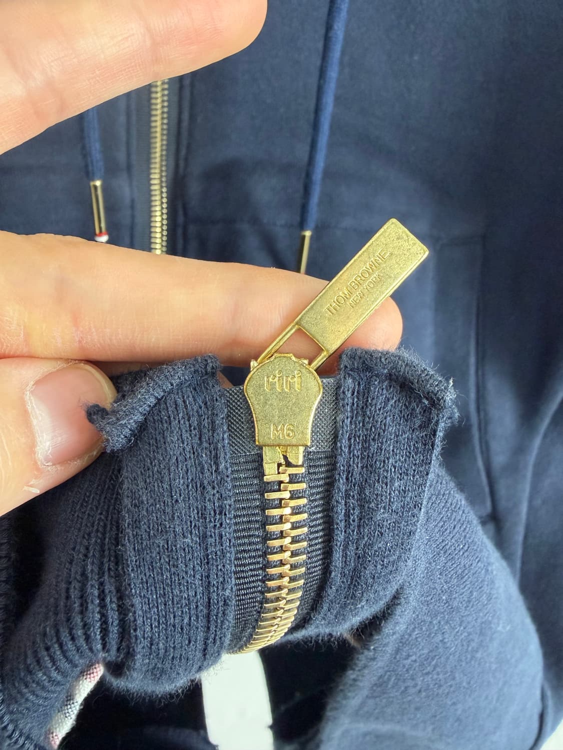 a73) 톰브라운 엔지니어드 4바 사선 후드집업 상품이미지5