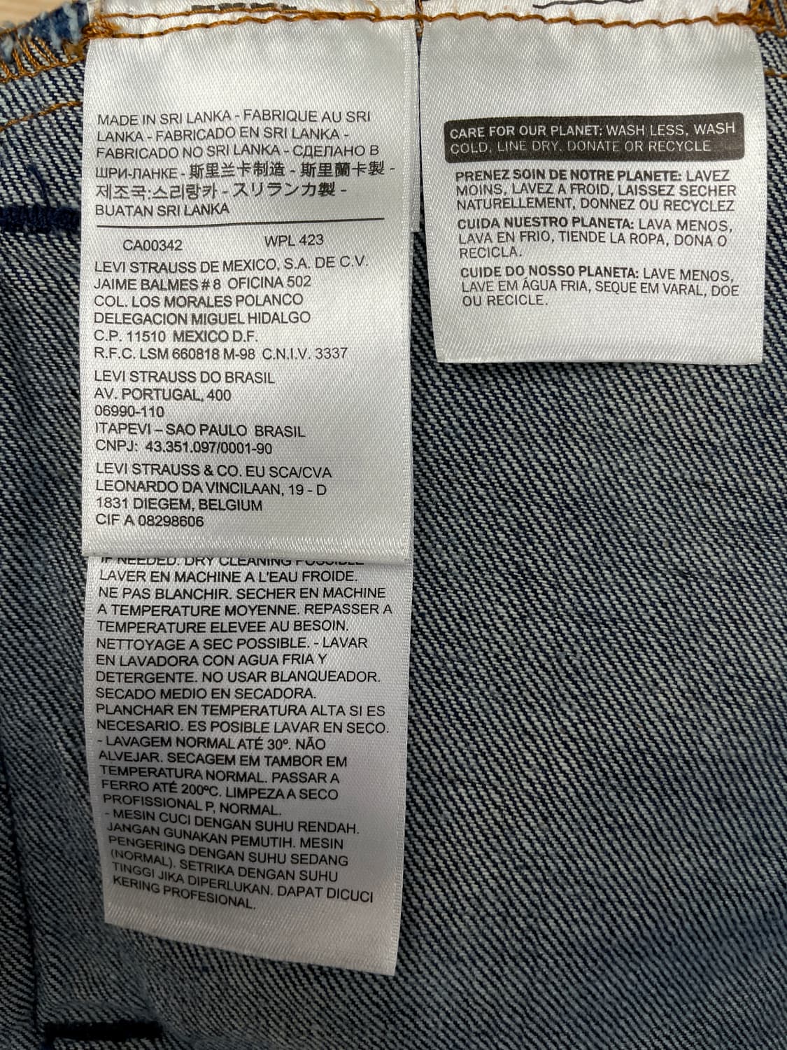 리바이스 데님 트러커 청자켓 상품이미지4