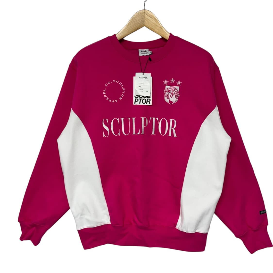 스컬프터 컬러블록 맨투맨  상품이미지1