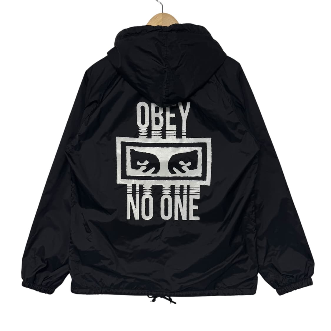 오베이 아이즈 후드 나일론 코치자켓 상품이미지1