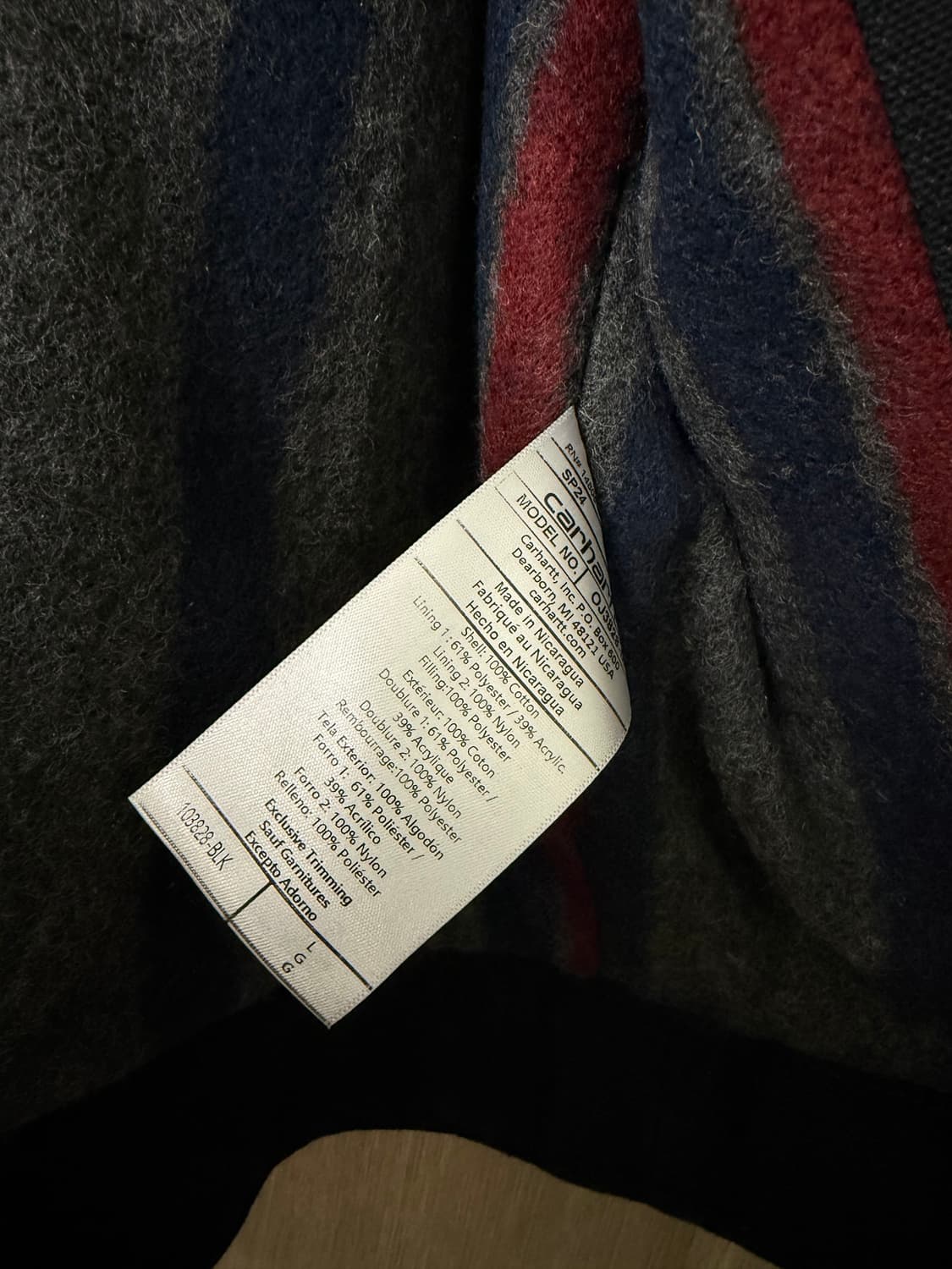 칼하트 디트로이트 자켓 판매합니다 상품이미지5