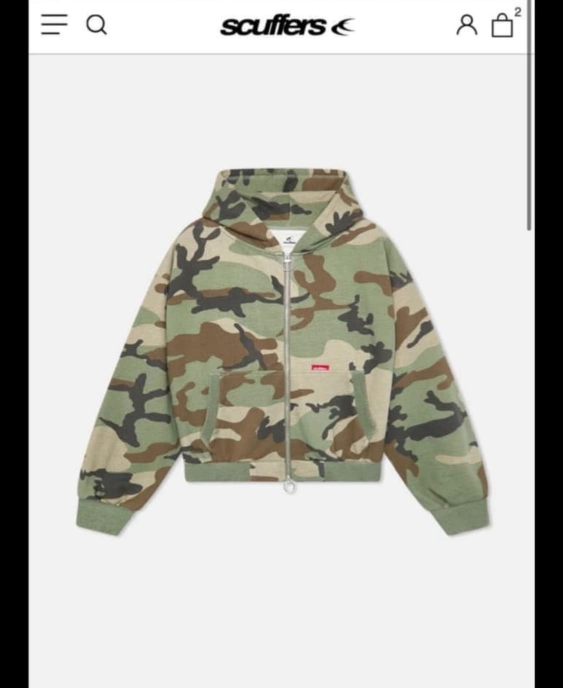 Scuffers 카모 후드집업 m사이즈 구해봅니다 상품이미지1