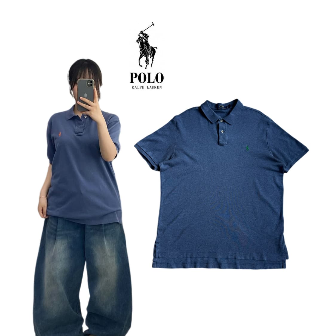폴로 신형 XL 포니 PK 카라 반팔 티셔츠  상품이미지1