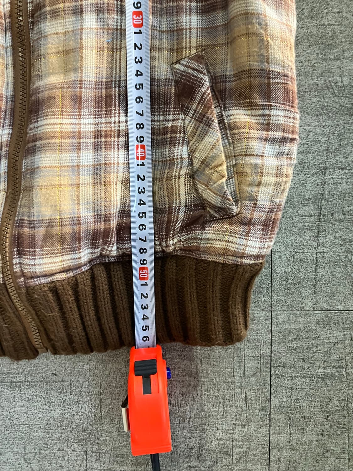 일본빈티지 Coloringgem 하구미모리걸 할메카지 아베깔 울프죠베스트 상품이미지3