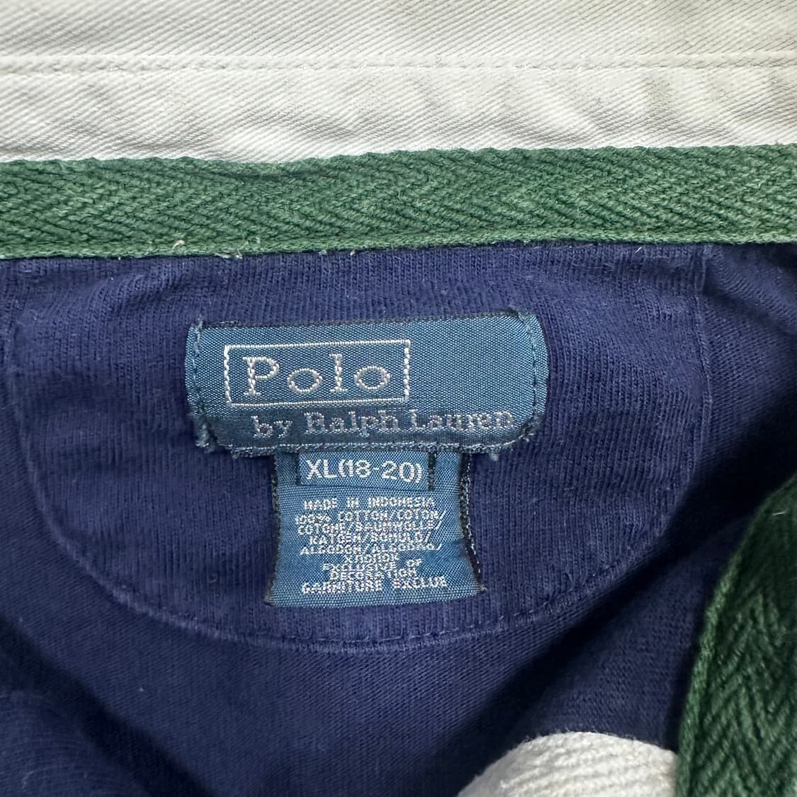 ✨ (바배) 폴로 랄프로렌 90s 방패 치프키프 럭비 카라 롱슬리브 (1 상품이미지3