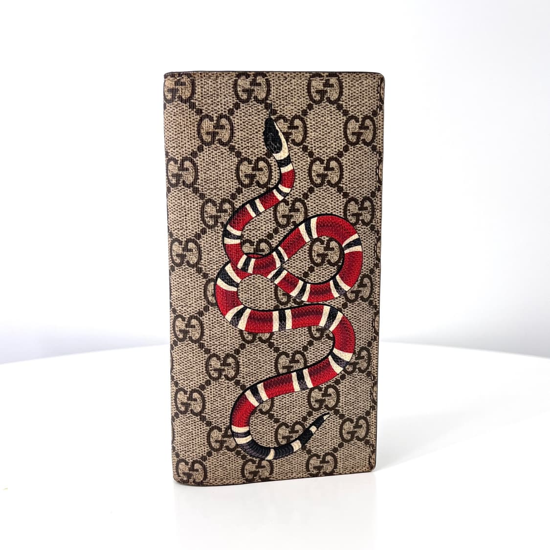 구찌 GG 수프림 스네이크 장지갑 (459456) 상품이미지1