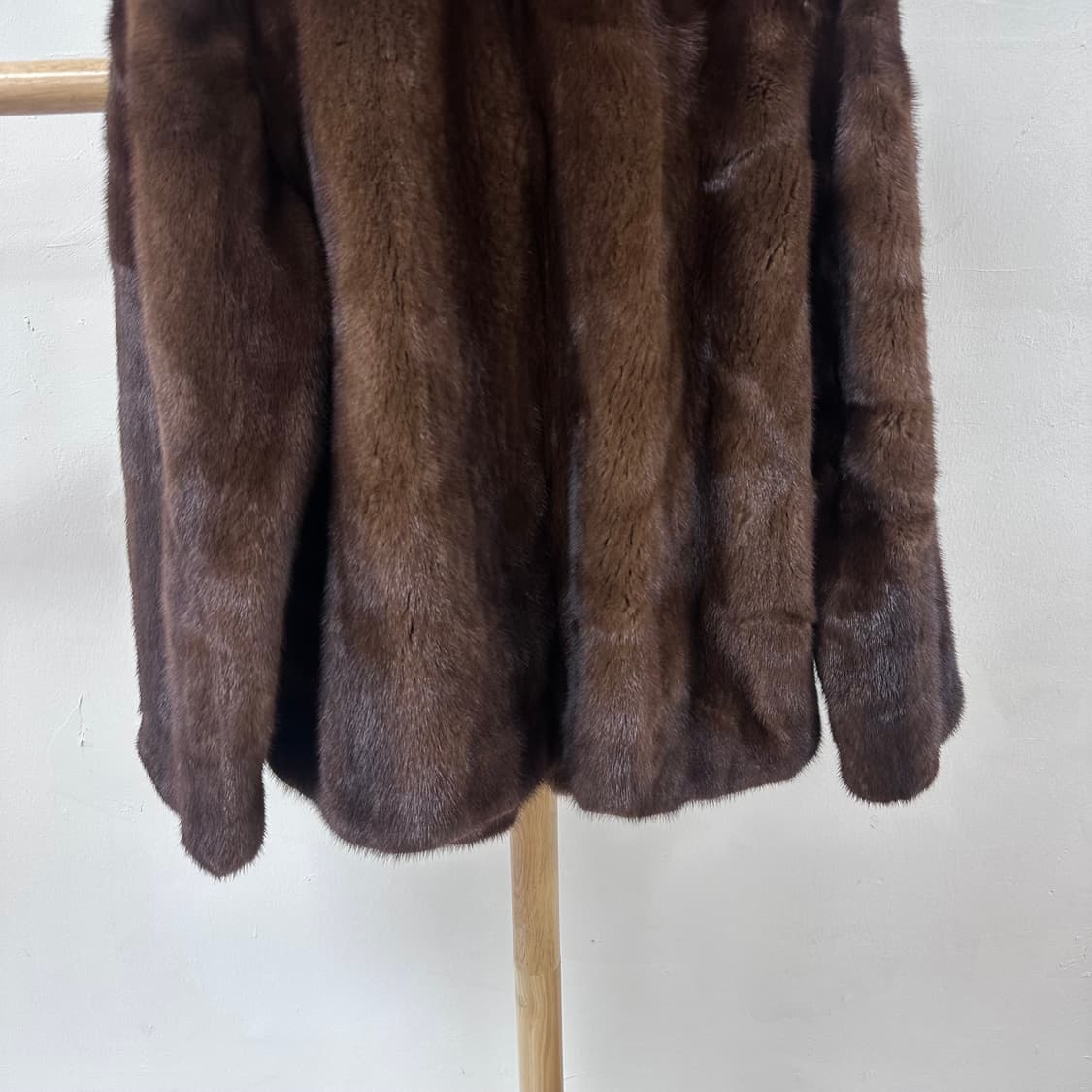 에소지아 브라운 NAFA 밍크 코트 자켓 (66) J28 상품이미지6