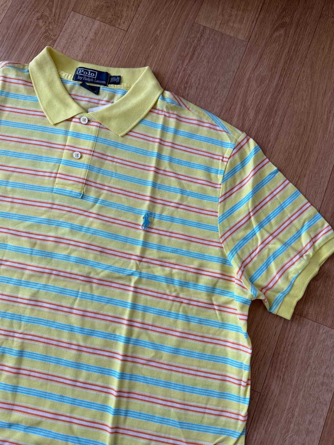 폴로 랄프로렌 스트라이프 반팔 카라티 Xxl 상품이미지3