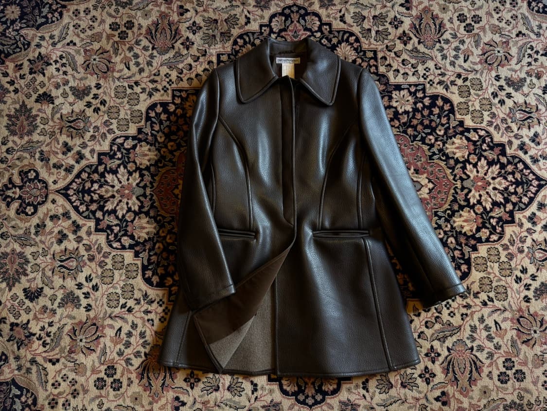 엠포리오 아르마니 그레인레더 코트 55~66 상품이미지1