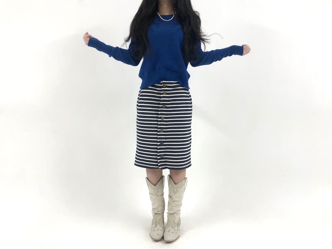 Marine Stripe Skirt 상품이미지3