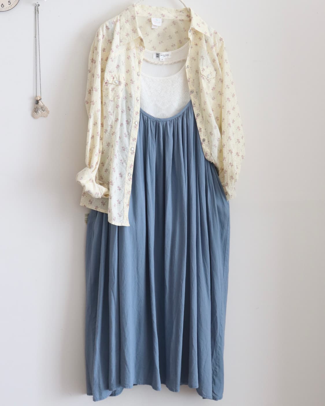[Kelen] Blue Cotton Camisole Dress 상품이미지10