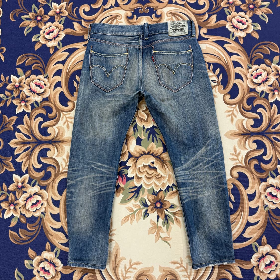 (34)리바이스 Levis 601 워싱 데님팬츠 상품이미지1