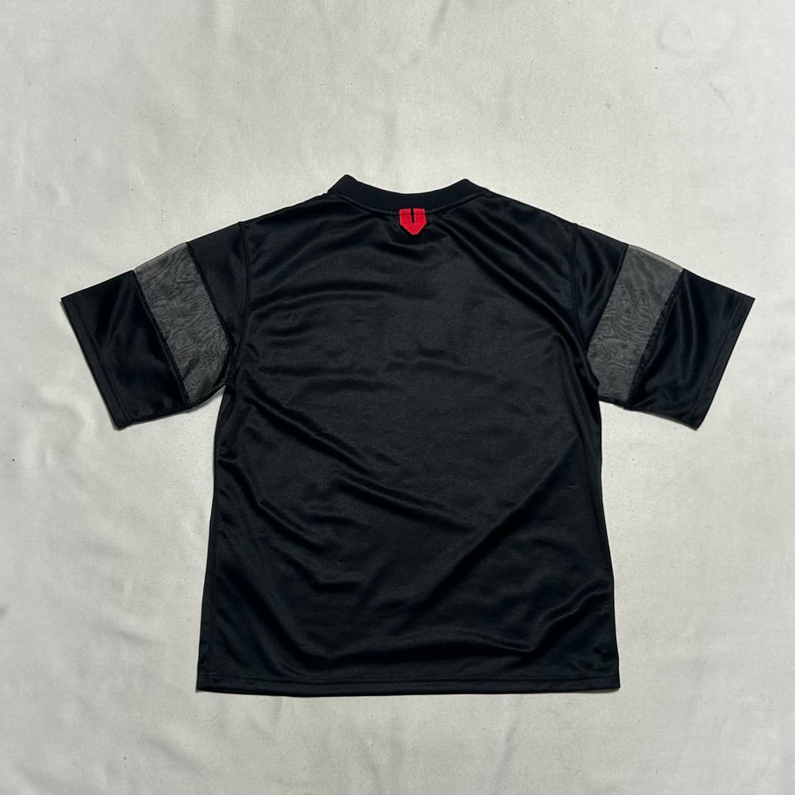 Free 베이프 빅 레터링 로고 망사 포인트 반팔티 상품이미지3