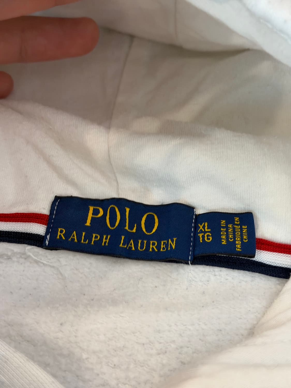 폴로 랄프로렌 빅포니 치프키프 USA 성조기 후드티 화이트 상품이미지5