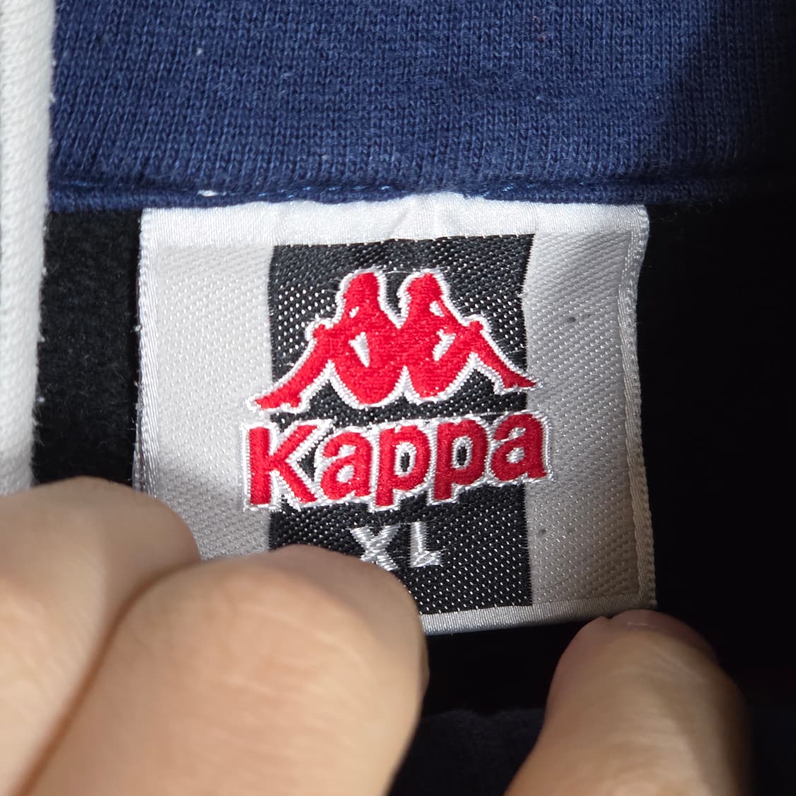 90S 올드스쿨 카파 배색 반집업 스웻셔츠 상품이미지9