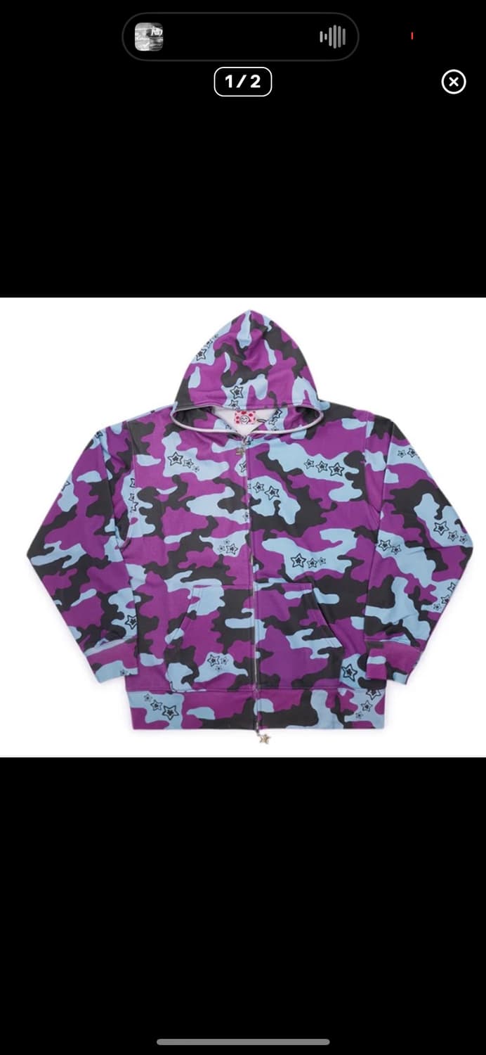 스타팀 카모 후드집업 s 상품이미지1