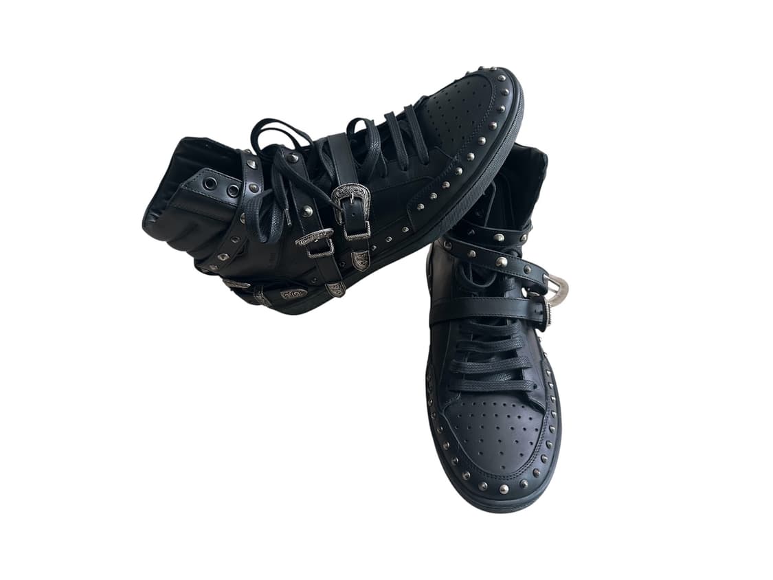 생로랑 웨스턴 벨트 스터드 하이탑 상품이미지2