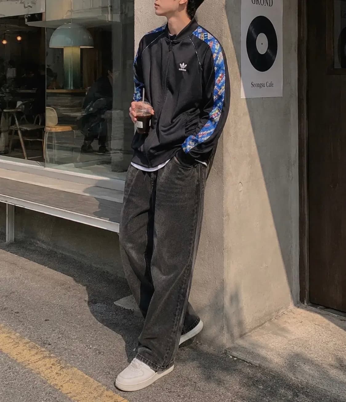 아디다스 한정판 슈박스 리버시블 트랙탑 져지 L-XL 상품이미지2