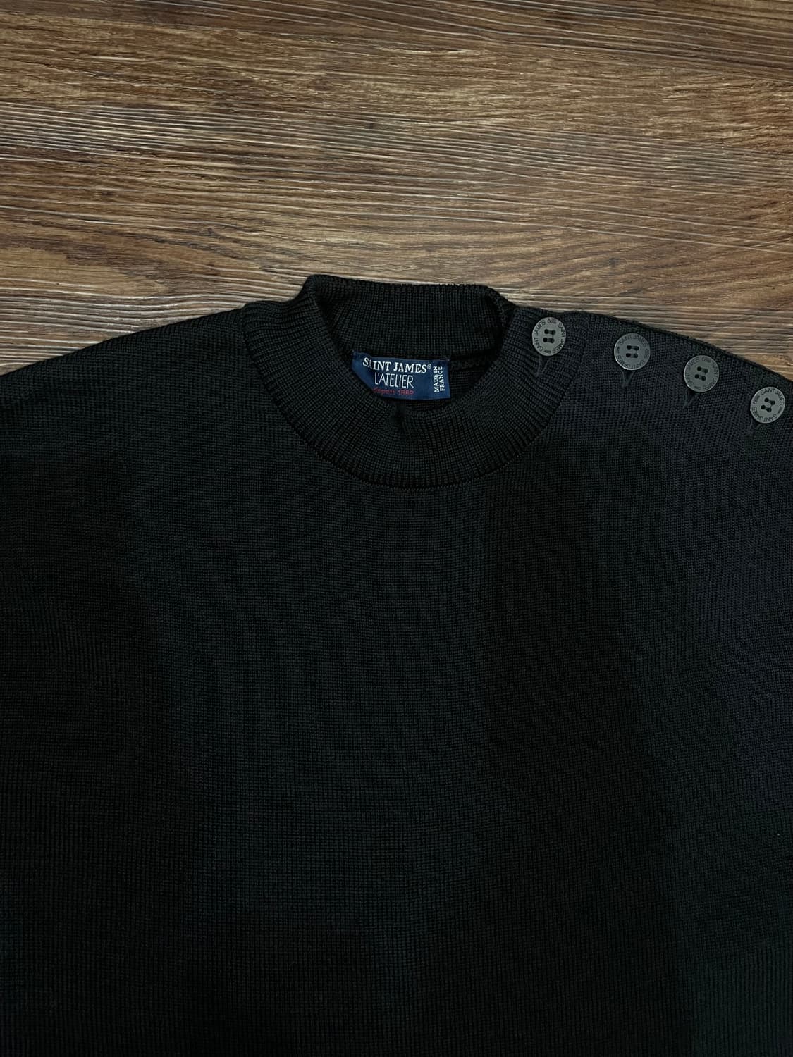 세인트제임스 SAINT JAMES 블랙 스웨터 상품이미지2