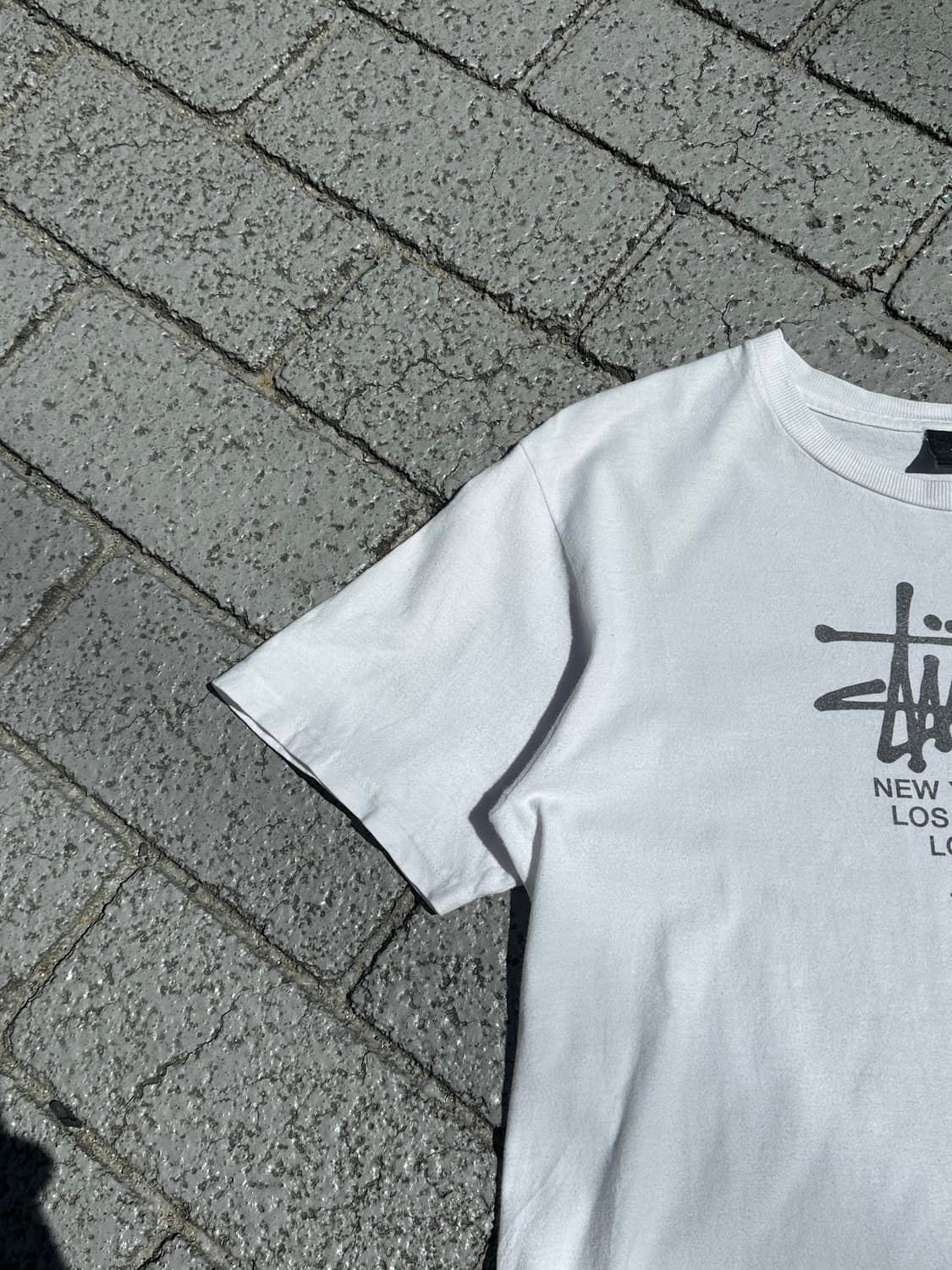 Stussy city logo print detail T-shirt 상품이미지6