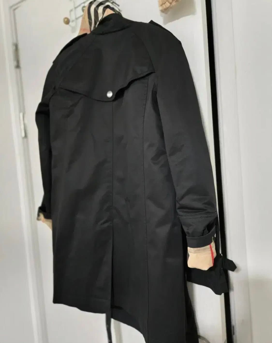 [44-55] 버버리 블랙 보우파크 코트 UK4 상품이미지4