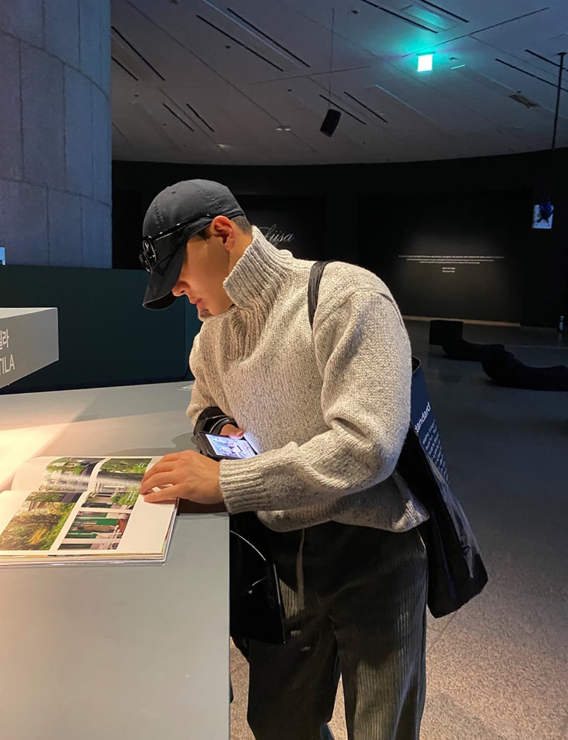 이지 폴라 풀업 니트 (free) 상품이미지4