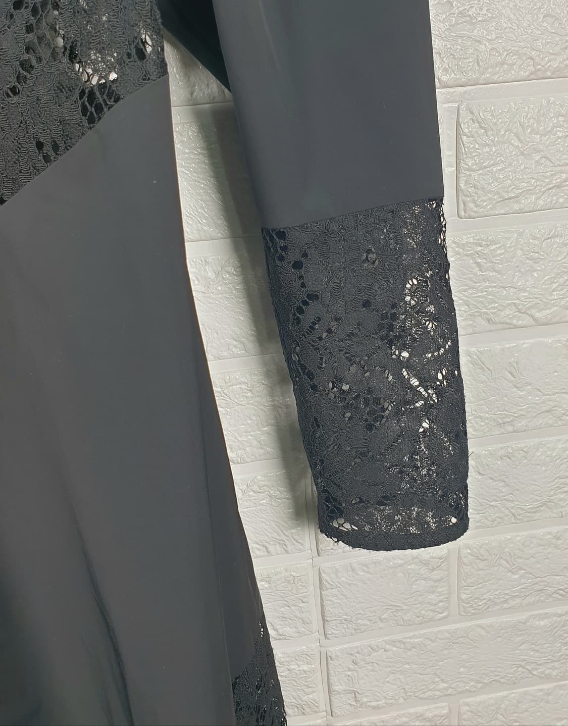 [55]H&M 레이스 트리밍 블랙 맥시 원피스 상품이미지6