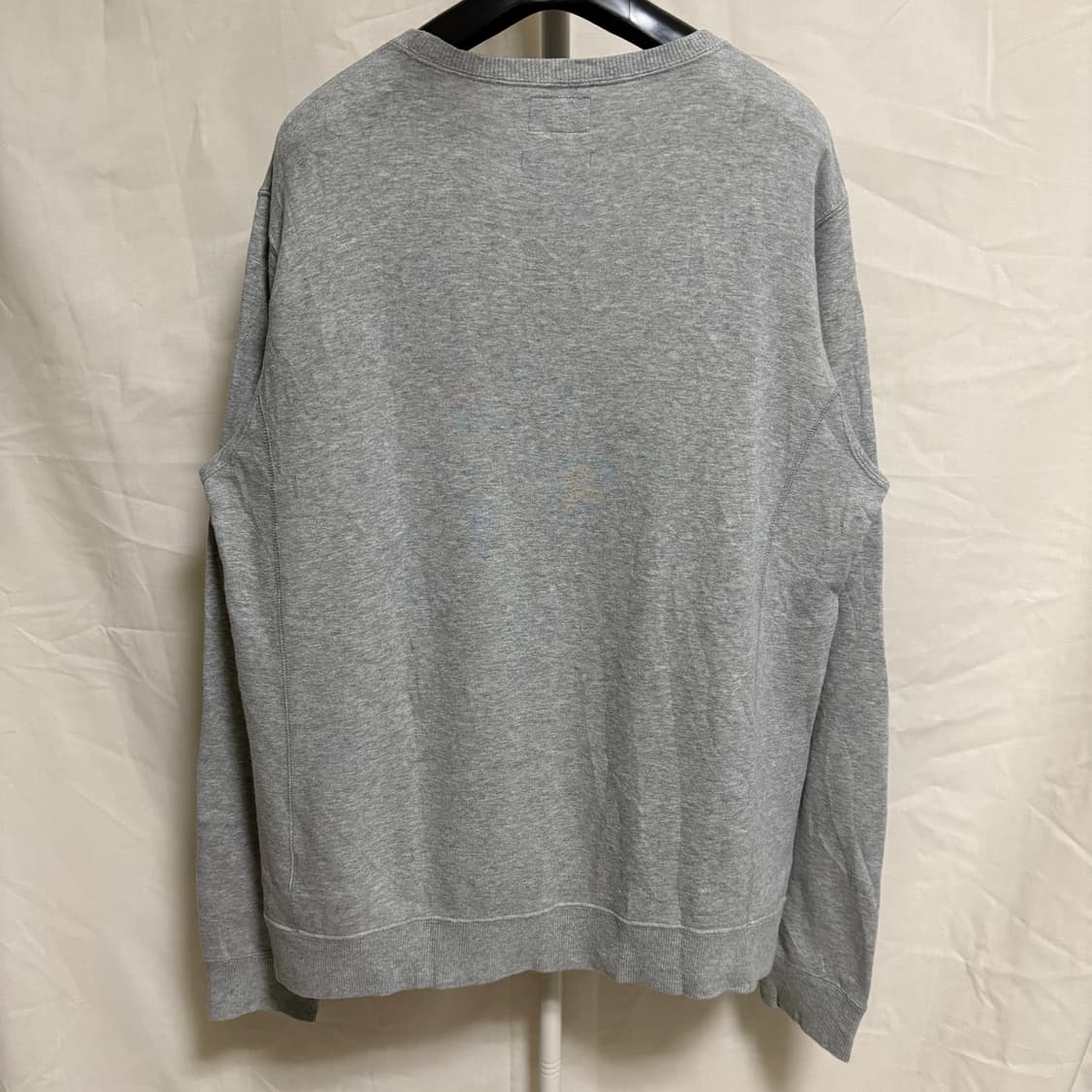 빔즈 JAPAN MADE 로고 프린트 맨투맨 스웻셔츠 / 그레이, XL 상품이미지7