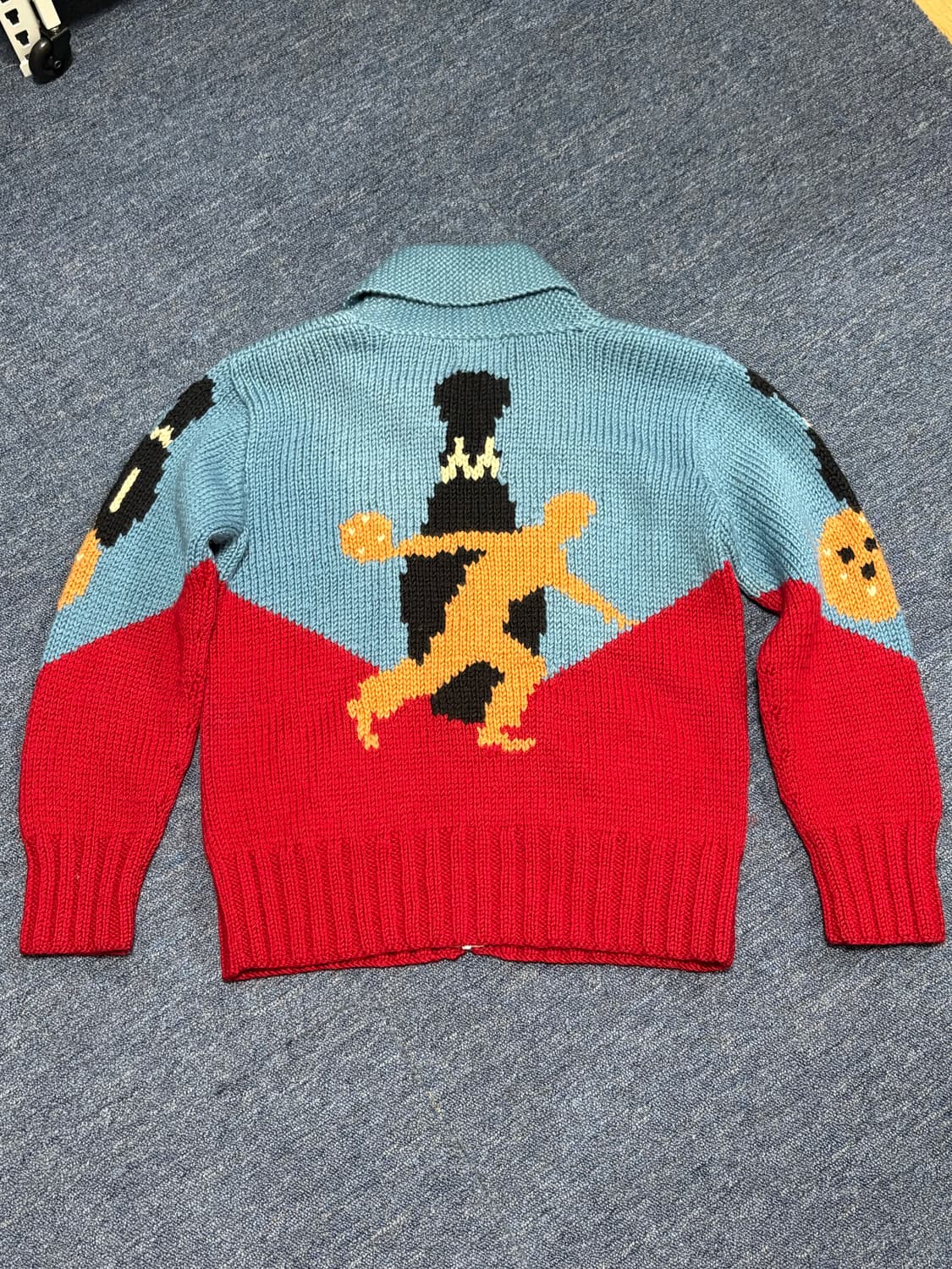 (38)에비수 빈티지 코위찬 니트집업 캐피탈 상품이미지3