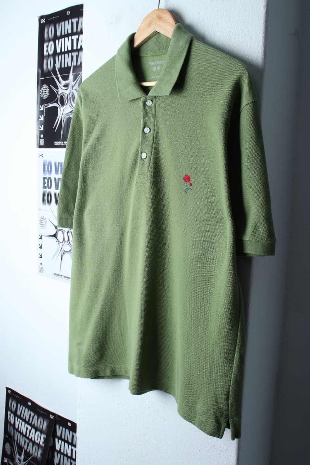 (L-XL) 유니클로 반팔 카라 티셔츠 JW앤더슨 협업-H31223 상품이미지1