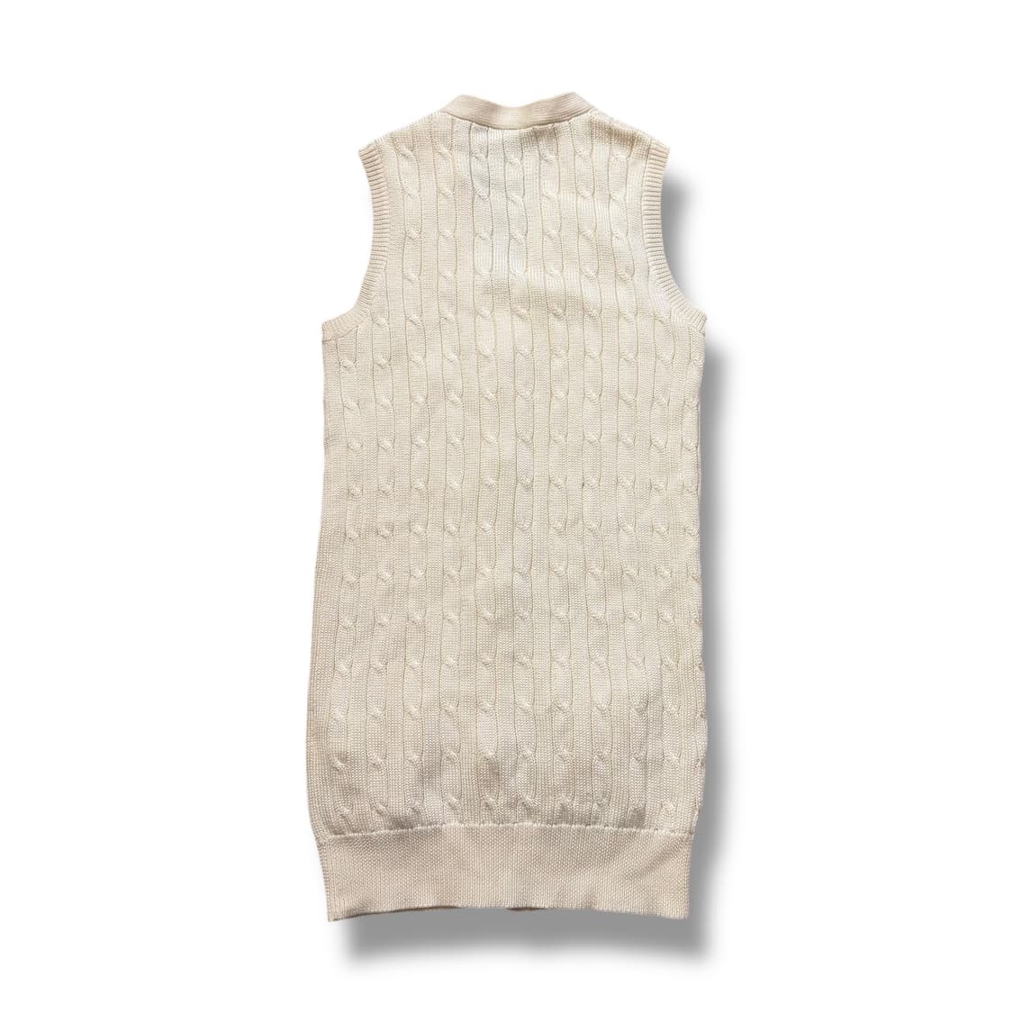 랄프로렌 (W) 슬리브리스 케이블 니트 가디건 상품이미지3