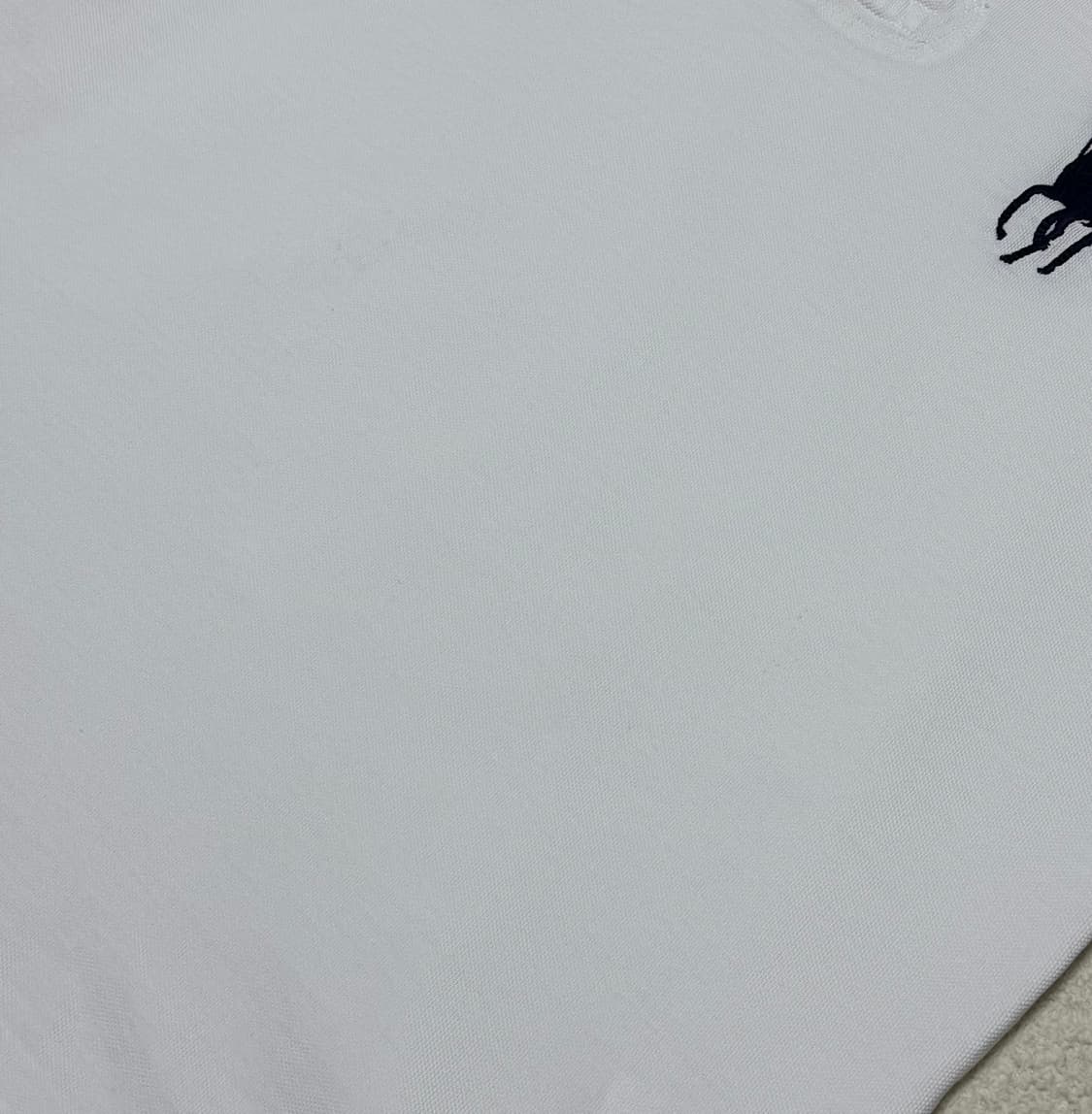 폴로 랄프로렌 빅포니 화이트 네이비 반팔 상품이미지6