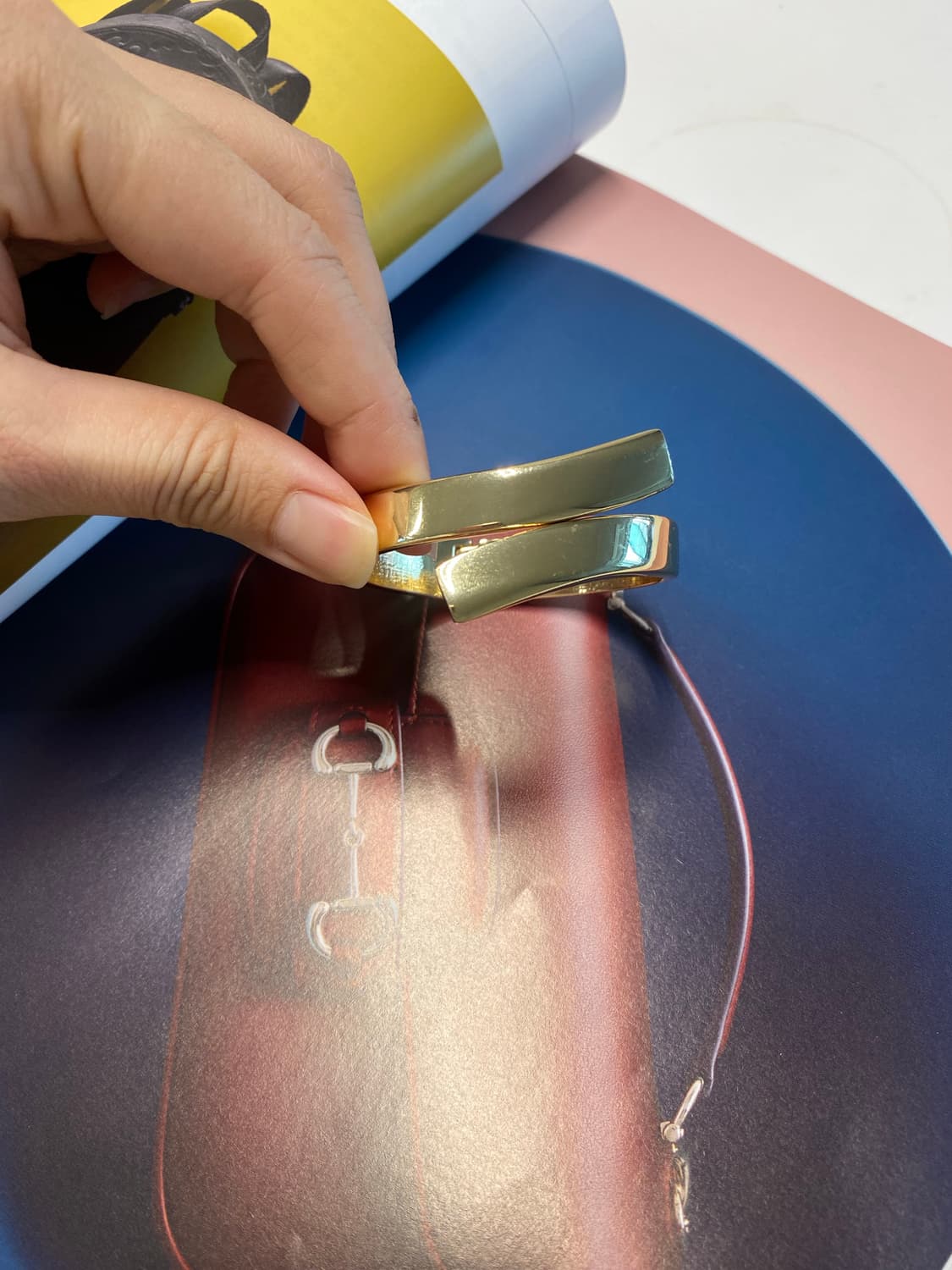 빈티지 볼드한 팔찌 뱅글 골드 상품이미지2