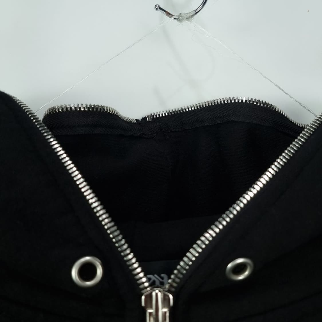 [선데이오프클럽] 풀 페이스 집업 헤비 테리 모토 크롭 후드 M20247 상품이미지8