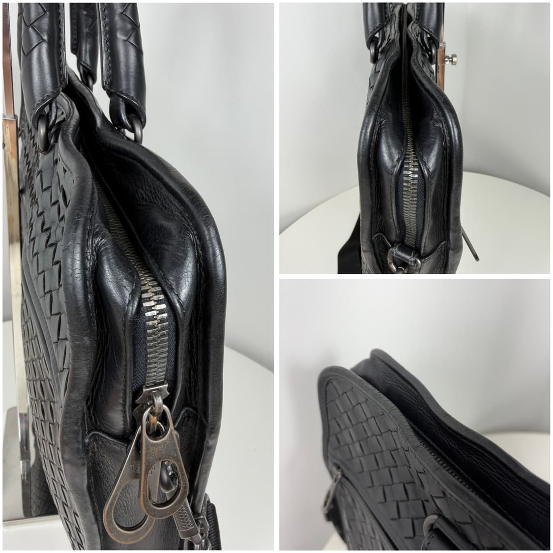 보테가베네타 인트레치아토 블랙 브리프케이스 서류가방 상품이미지9