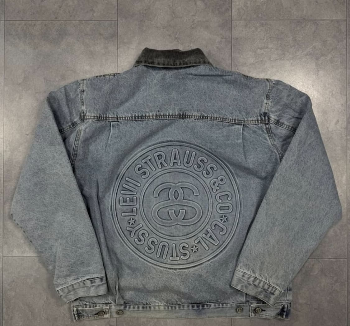 스투시x리바이스 청자켓 상품이미지1