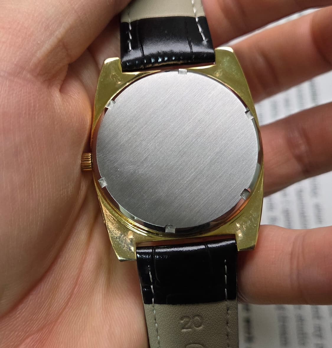 레어] 빈티지 오메가 제네브 점보 테레비 올금장 샴골판 데이데이트 상품이미지7